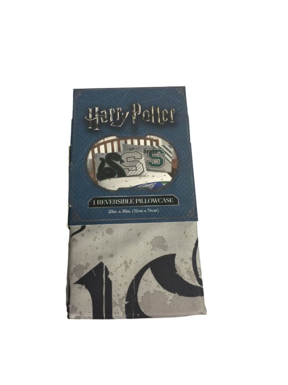 Harry Potter SLYTHERIN Reversible Standard Pillowcase